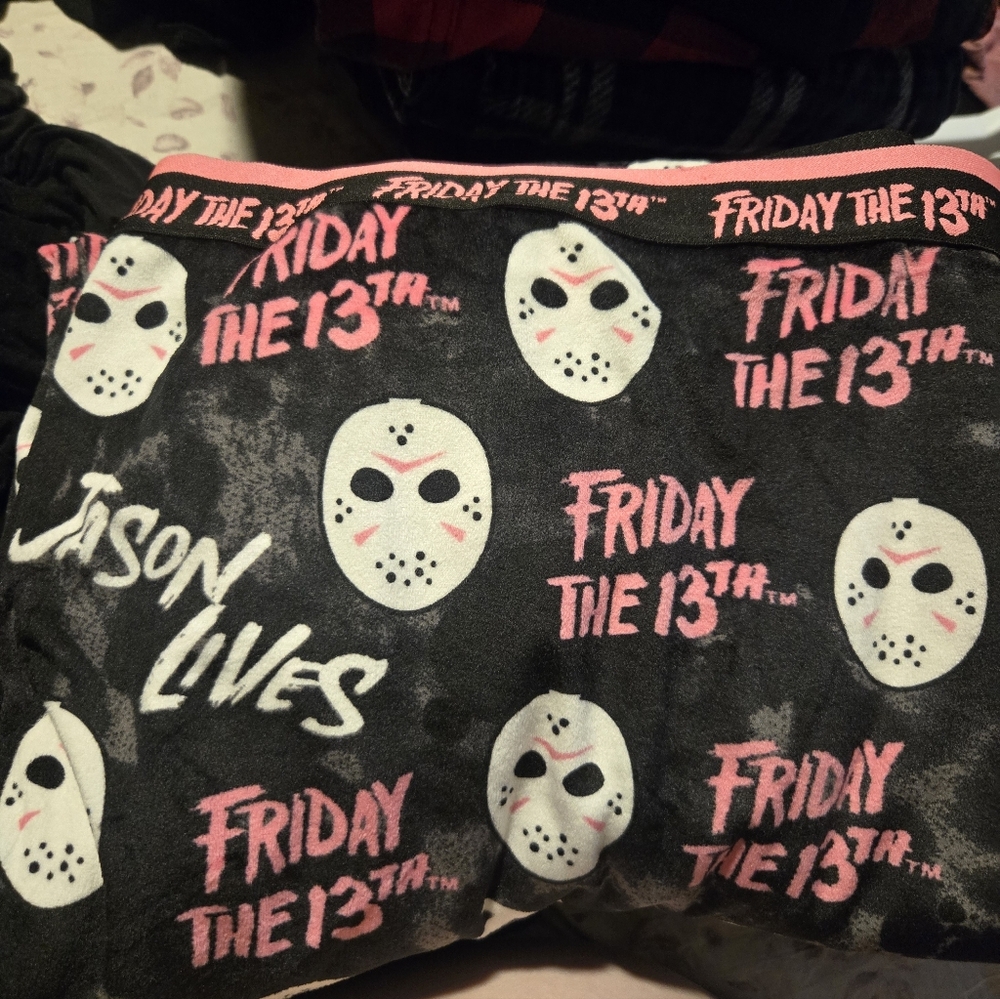 3x Friday the 13th Graphic Pajama Pants